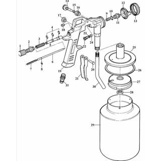 EINHELL Paint gun (1 lit. / nozzle 1.5 mm)
