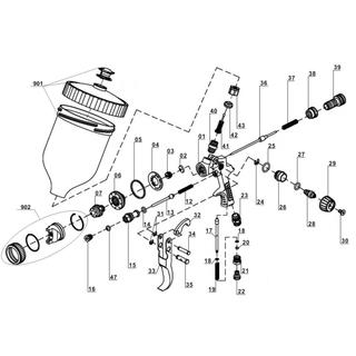 EINHELL Paint gun (0.6 lit. / nozzle 1.5 mm)