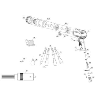 Αεροκόπιδο σετ EINHELL TC-PC 45 SET