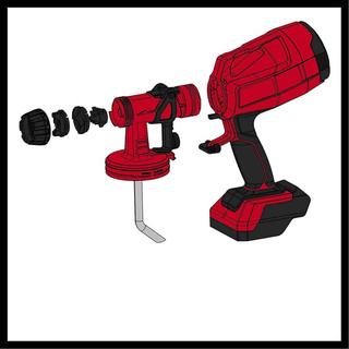 EINHELL Battery paint gun TC-SY 18/60 Li - Solo