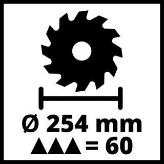 Φαλτσοπρίονο συρόμενο - radial EINHELL TC-SM 254 Dual