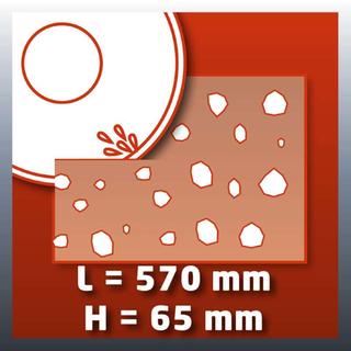 EINHELL Stone and construction material cutter TE-SC 570 L