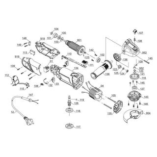 Γωνιακός τροχός 125 mm με ρύθμιση στροφών EINHELL TE-AG 125/1010 CE Q