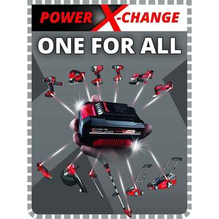 EINHELL Quick charger / battery set
2.5 Ah