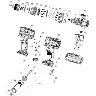 Δραπανοκατσάβιδo Μπαταρίας 18V EINHELL TE-CD18 Li-Solo