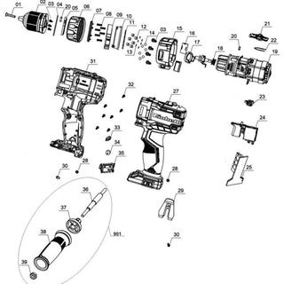 EINHELL Rechargeable Brushless Impact Driver EINHELL TE-CD 18 Li-i BL-Solo