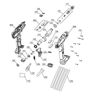 EINHELL Battery operated hot glue gun TE-CG 18 Li - Solo