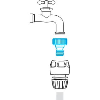 Threaded tap connector GF3433