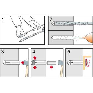 Drop-in anchors TS  M 8