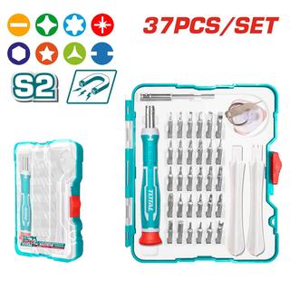 TOTAL PROFESSIONAL SET OF ELECTRONIC BITS 37PCS (TACSD30376)