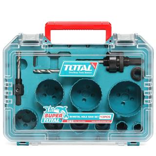 TOTAL SET OF METAL DRILLS FOR ELECTRICIANS HSS Bi-metal 9PCS (TACSH0092)