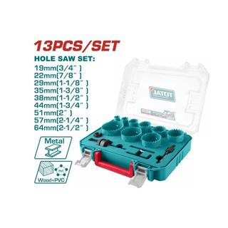 TOTAL SET OF METAL DRILLS FOR ELECTRICIANS HSS Bi-metal 9PCS (TACSH0092)