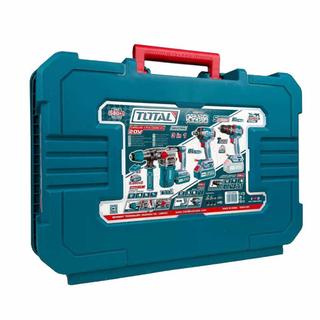 TOTAL PROFESSIONAL IMPACT DRILL + AIR GUN + BATTERY WRENCH SET Li-ion 20V (TCKLI20638E)