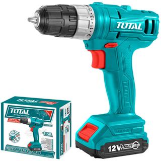 TOTAL CORDLESS DRILL Li-ion 12V / 1.5Ah / 20Nm (TDLI1211)