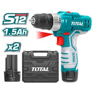 TOTAL CORDLESS DRIL Li-ion 12V / 1.5Ah / 20Nm (TDLI1232)