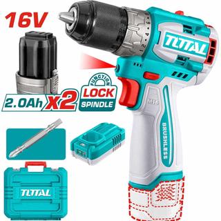 TOTAL PROFESSIONAL BATTERY DRILL/SCREWDRIVER Li-ion 16V / 2Ah / 60Nm / 2 BATTERIES (TDLI16682)