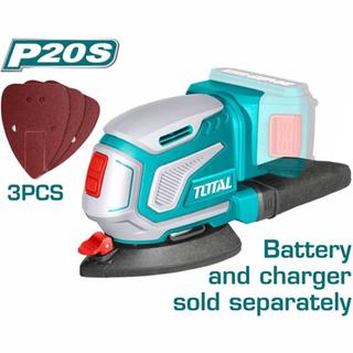 TOTAL Lithium-ion palm sander 20V (TDSLI2051)