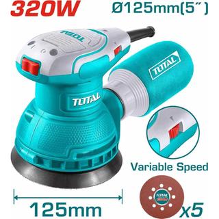 TOTAL ΕΠΑΓΓΕΛΜΑΤΙΚΟ ΕΚΚΕΝΤΡΟ ΤΡΙΒΕΙΟ ΧΟΥΦΤΑΣ 320W / Φ-125mm (TF2131256)