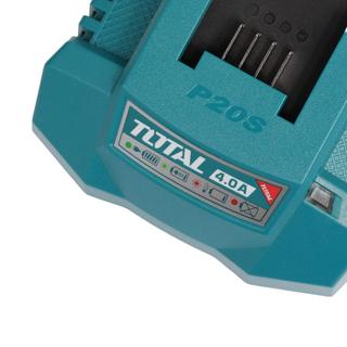 TOTAL ΕΠΑΓΓ. ΤΑΧΥΦΟΡΤΙΣΤΗΣ 4A ΓΙΑ ΜΠΑΤΑΡΙΕΣ Li-ion 20V (TFCLI20411E)