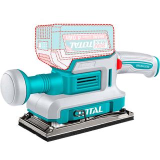 TOTAL ΕΠΑΓΓ. ΠΑΛΜΙΚΟ ΤΡΙΒΕΙΟ ΜΠΑΤΑΡΙΑΣ Li-ion 20V / 90X180mm ΧΩΡΙΣ ΜΠΑΤΑΡΙΑ & ΦΟΡΤΙΣΤΗ (TFSLI2031)