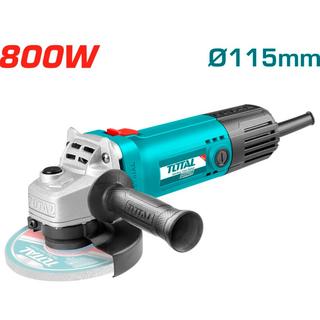 TOTAL ANGLE GRINDER  800W - 115mm (TG1081156)