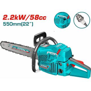 TOTAL Petrol Chainsaw 58cc / 3HP / 55cm (TG5582211)