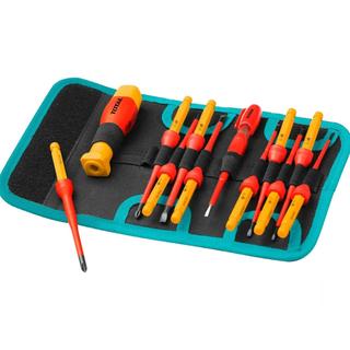 TOTAL PROFESSIONAL SET OF SCREWDRIVERS ALTERNATIVE 1000V VDE 12PCS (THKISD1201)