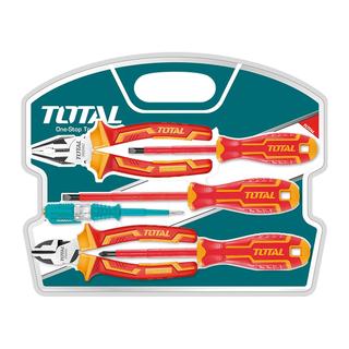 TOTAL ΣΕΤ ΕΡΓΑΛΕΙΑ ΧΕΙΡΟΣ 1000V 6ΤΕΜ (THKIST3062)