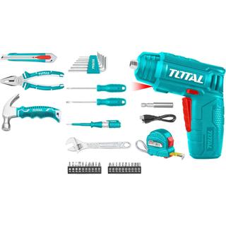 TOTAL 38 Pcs tools set 4V (THKTHP10386)