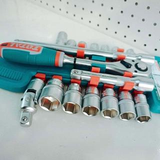 TOTAL PROFESSIONAL 1/2" RATCHET SET WITH SOCKETS 17PCS (THT121171)