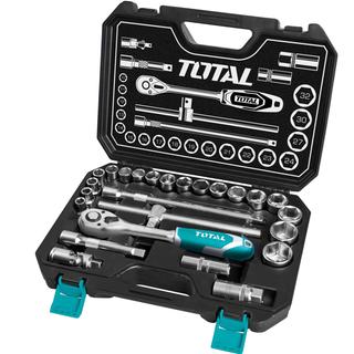 TOTAL PROFESSIONAL 1/2" SOCKET SET 25PCS (THT121251)