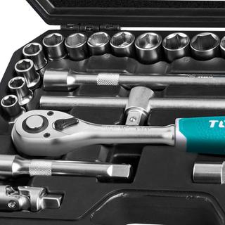 TOTAL PROFESSIONAL 1/2" SOCKET SET 25PCS (THT121251)