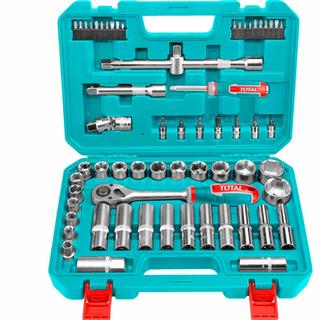 TOTAL PROFESSIONAL 1/2" SOCKET SET 62PCS (THT121602)