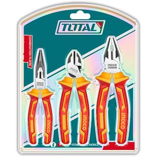 TOTAL PROFESSIONAL SET OF HAND TOOLS 1000V 3PCS (THT2K0302)