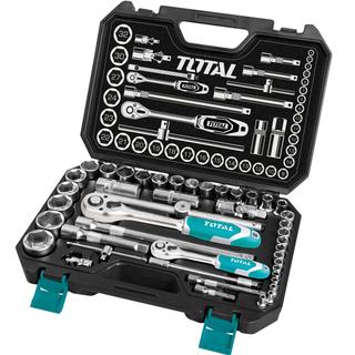 TOTAL PROFESSIONAL 1/4" & 1/2" SOCKET SET 44PCS (THT421441)