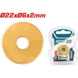 TOTAL ΑΝΤΑΛΛΑΚΤΙΚΟ ΜΑΧΑΙΡΙ Φ-22Χ6Χ2mm ΓΙΑ THT576002 (THT576002B)