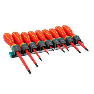 TOTAL PROFESSIONAL SET OF SCREWDRIVERS MAGNETIC VDE 1000V 9PCS (THTIS596)