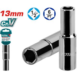 TOTAL Deep hexagonal socket 1/2" 13mm  (THTST12133L)
