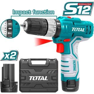 TOTAL Li-ion IMPACT DRILL 12V / 1.5Ah / 20Nm (TIDLI1232)