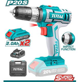 TOTAL CORDLESS IMPACT DRILL Li - ion 20V / 2Ah / 45Nm (TIDLI200215)