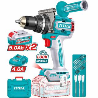 TOTAL PROFESSIONAL BATTERY IMPACT DRILL/SCREW Li-ion 20V / 5Ah / 166Nm / 2 BATTERY BL Motor (TIDLI201668E)