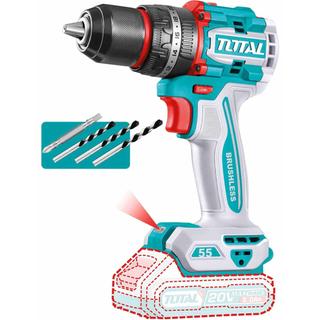 TOTAL PROFESSIONAL DRILL IMPACT DRIVER Li-ion 20V / 55Nm BL Motor WITHOUT BATTERY & CHARGER (TIDLI205581)