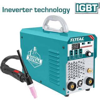 TOTAL ΗΛΕΚΤΡΟΚΟΛΛΗΣΗ INVERTER TIG/MMA 230V / 160A ΜΕ ΑΕΡΙΟ (TIG1601)