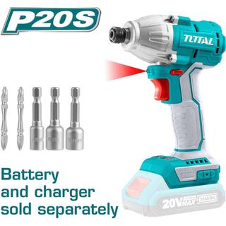 TOTAL Lithium-Ion impact driver 20V (TIRLI20030)