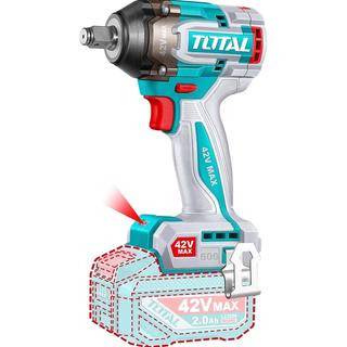 TOTAL ΕΠΑΓΓ. ΜΠΟΥΛΟΝΟΚΛΕΙΔΟ ΜΠΑΤΑΡΙΑΣ Li-ion 42V / 2Ah / 600Nm / 2 ΜΠΑΤ BL Motor (TIWLI42602E)
