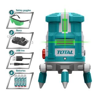 TOTAL SELF-LEVELING LINE LASER GREEN LASER BEAMS (TLL305205)