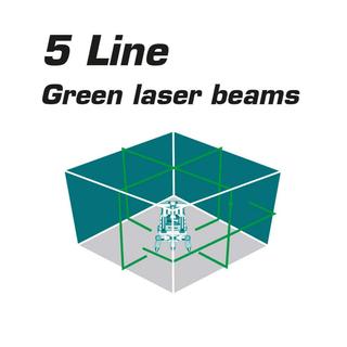 TOTAL SELF-LEVELING LINE LASER GREEN LASER BEAMS (TLL305205)