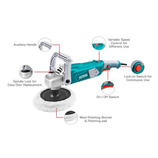 TOTAL ANGLE POLISHER 1.400W - 180mm (TP1141806)