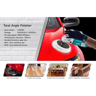 TOTAL ANGLE POLISHER 1.400W - 180mm (TP1141806)