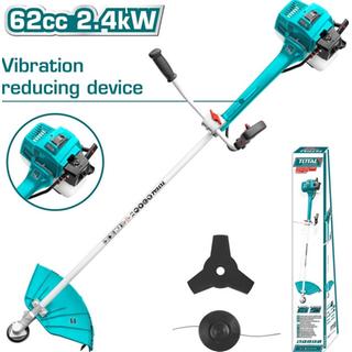 TOTAL Gasoline grass trimmer and bush cutter 62cc (TP5624431)